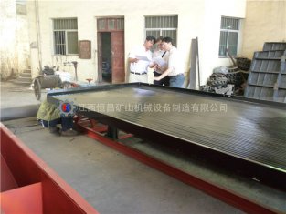 新型軸承式云錫搖床設備的使用方法